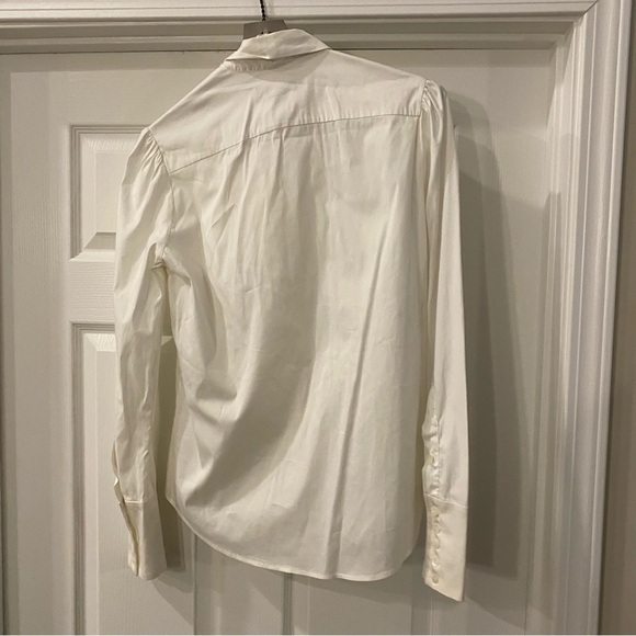 Moloh Elegant White Blouse with Tie Detail Shirt - Picture 5 of 9